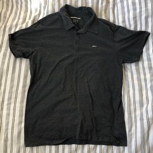 RVCA Dark Grey Polo
